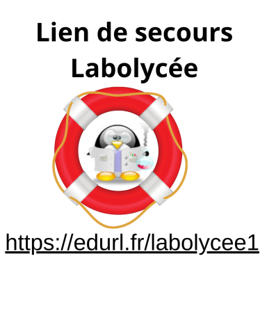Labolycée site de secours